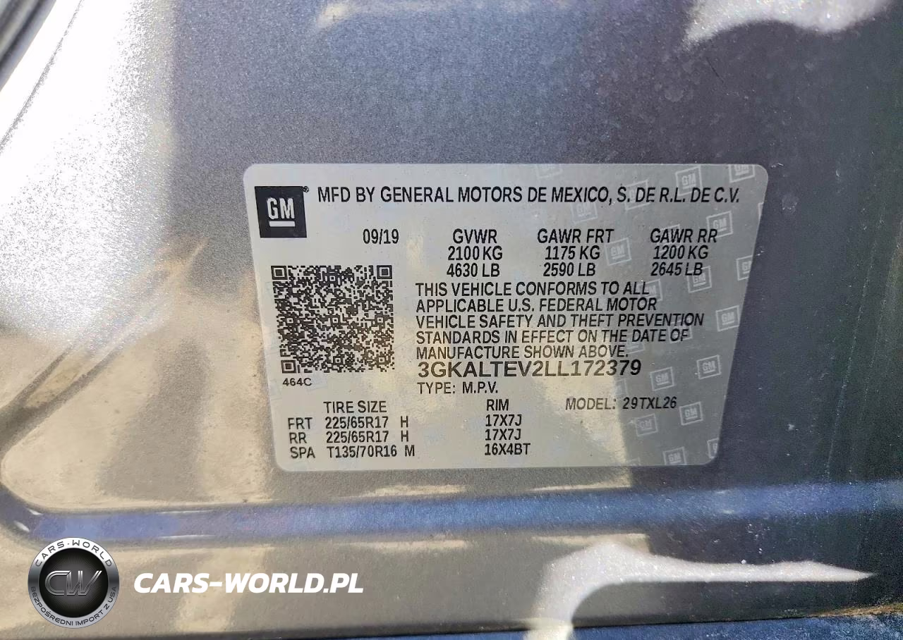 2020 GMC Terrain Sle VIN:3GKALTEV2LL172379 - 14
