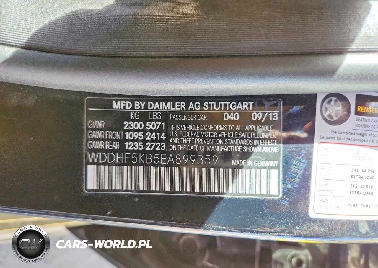2014 Mercedes-Benz E 350 VIN:WDDHF5KB5EA899359 - 12