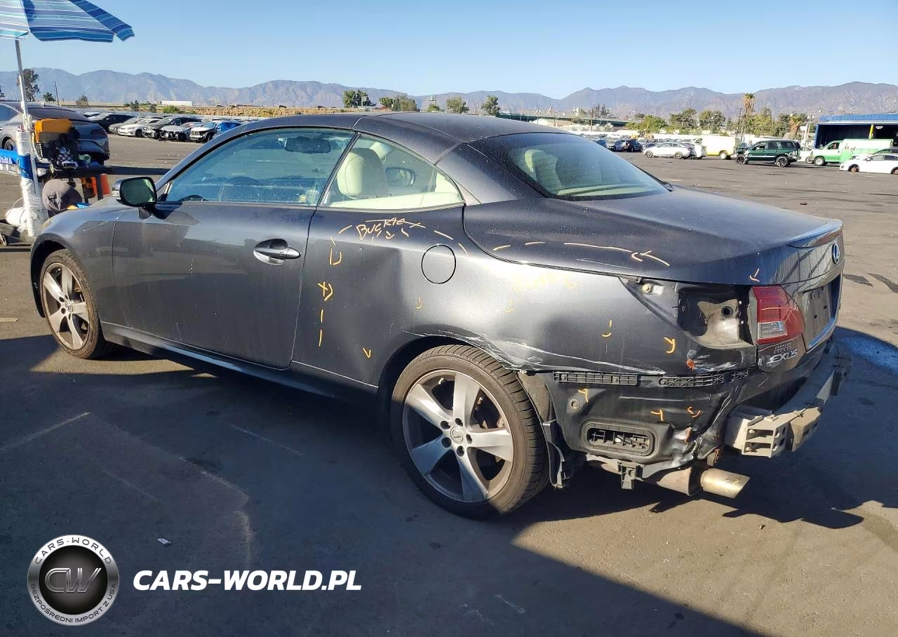 2010 Lexus Is 250C Base VIN:JTHFF2C20A2507907 - 2