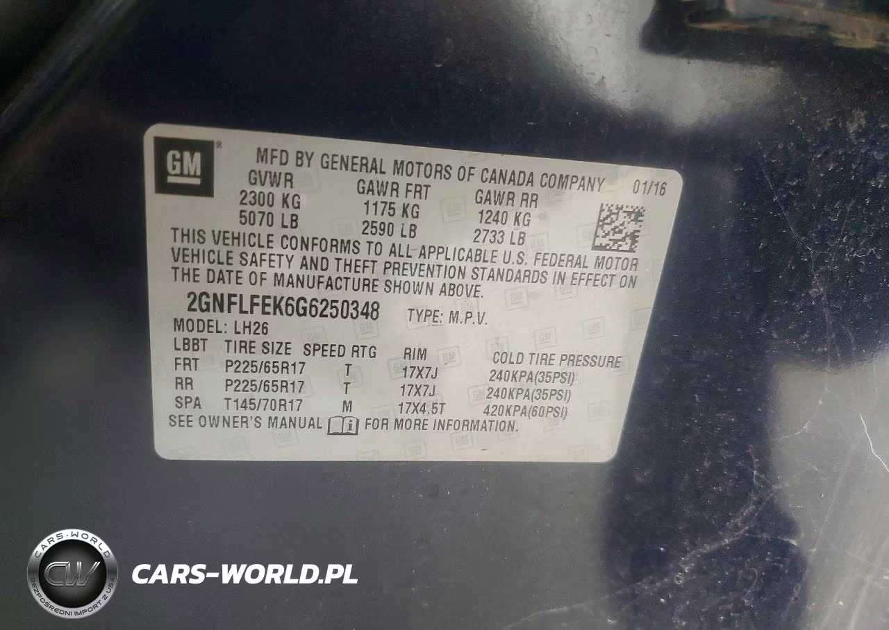 2016 Chevrolet Equinox Lt VIN:2GNFLFEK6G6250348 - 13