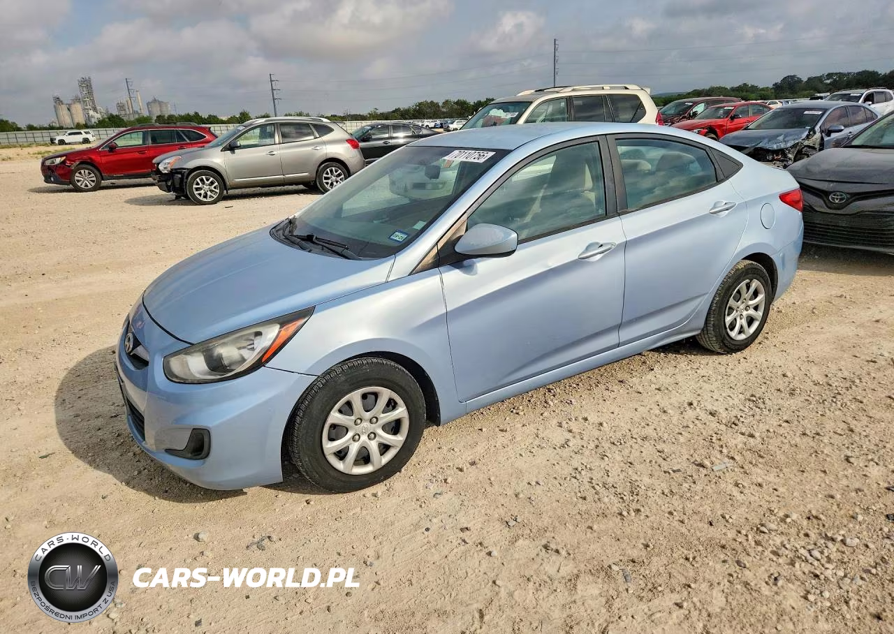 2013 Hyundai Accent Gls VIN:KMHCT4AE4DU331647 - 1