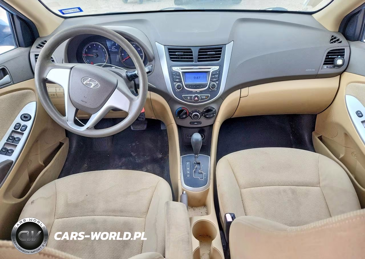2013 Hyundai Accent Gls VIN:KMHCT4AE4DU331647 - 8