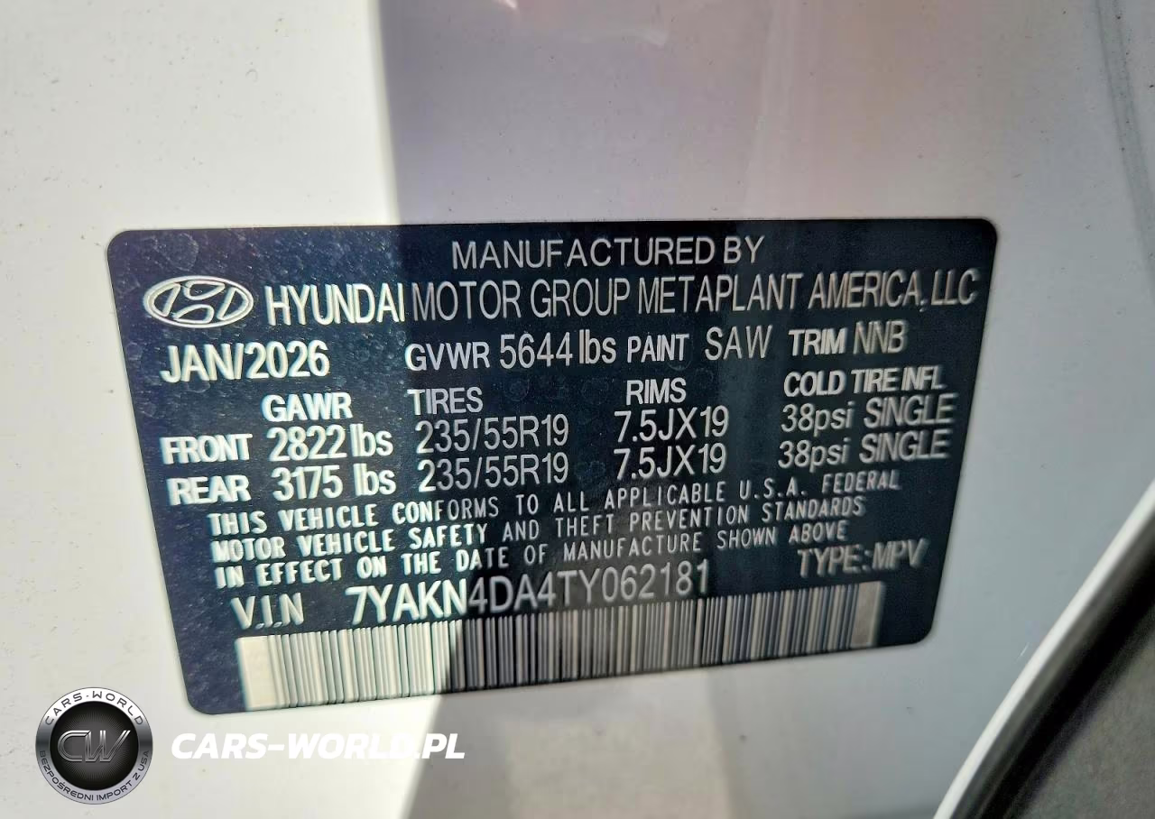 2026 Hyundai Ioniq 5 Sel VIN:7YAKN4DA4TY062181 - 12