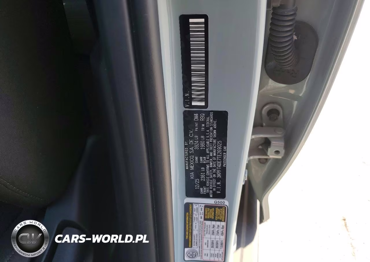 2026 Kia K4 Lxs VIN:3KPFT4DE7TE269025 - 13