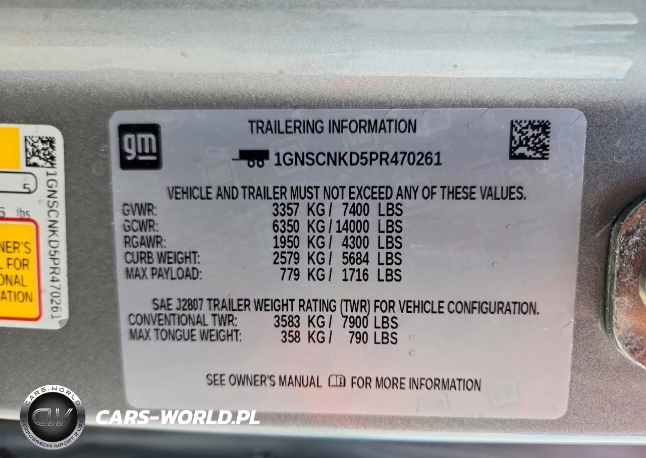 2023 Chevrolet Tahoe C1500 Lt VIN:1GNSCNKD5PR470261 - 13