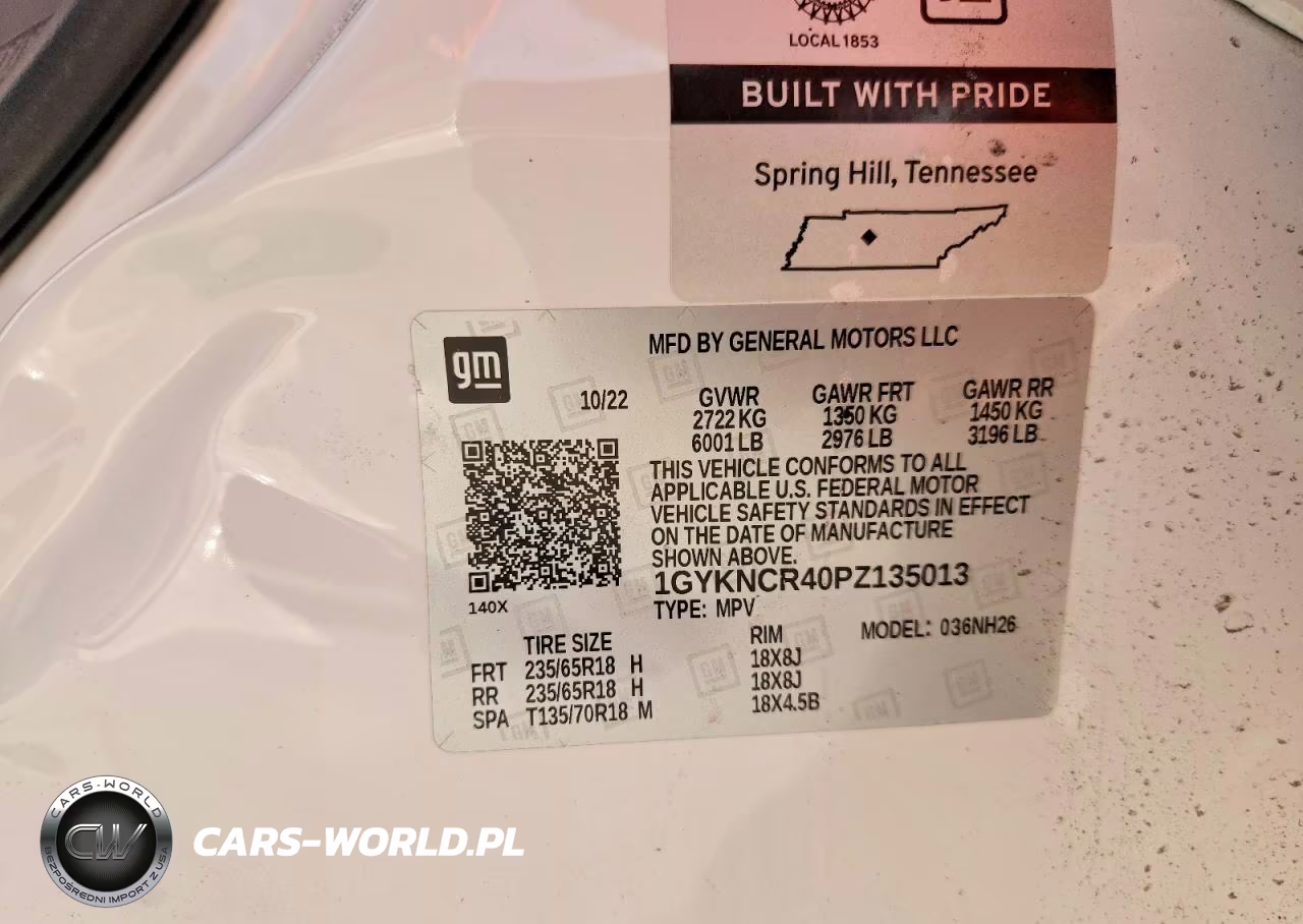 2023 Cadillac Xt5 Premium Luxury VIN:1GYKNCR40PZ135013 - 13