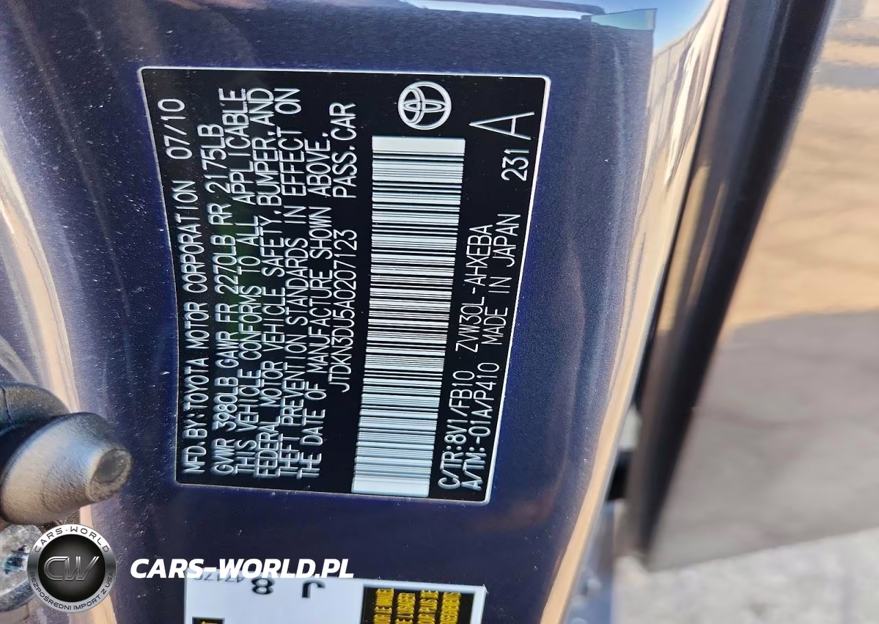 2010 Toyota Prius Iii VIN:JTDKN3DU5A0207123 - 12