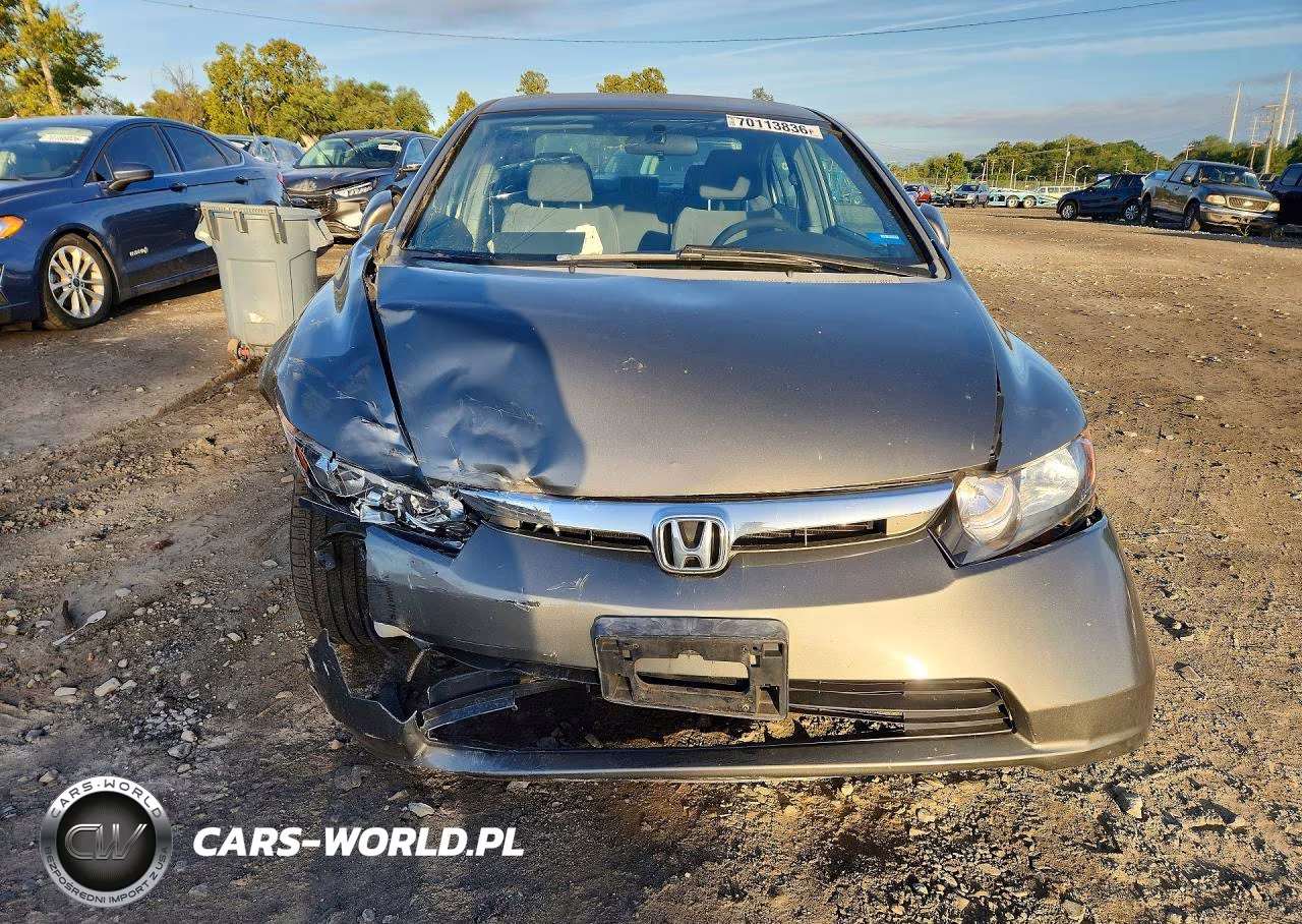2007 Honda Civic Lx VIN:1HGFA16557L093818 - 5