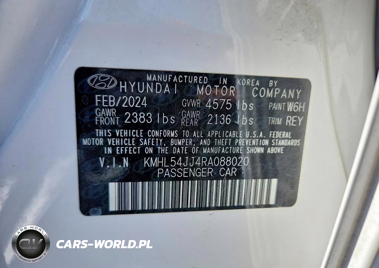2024 Hyundai Sonata Hybrid Limited VIN:KMHL54JJ4RA088020 - 12
