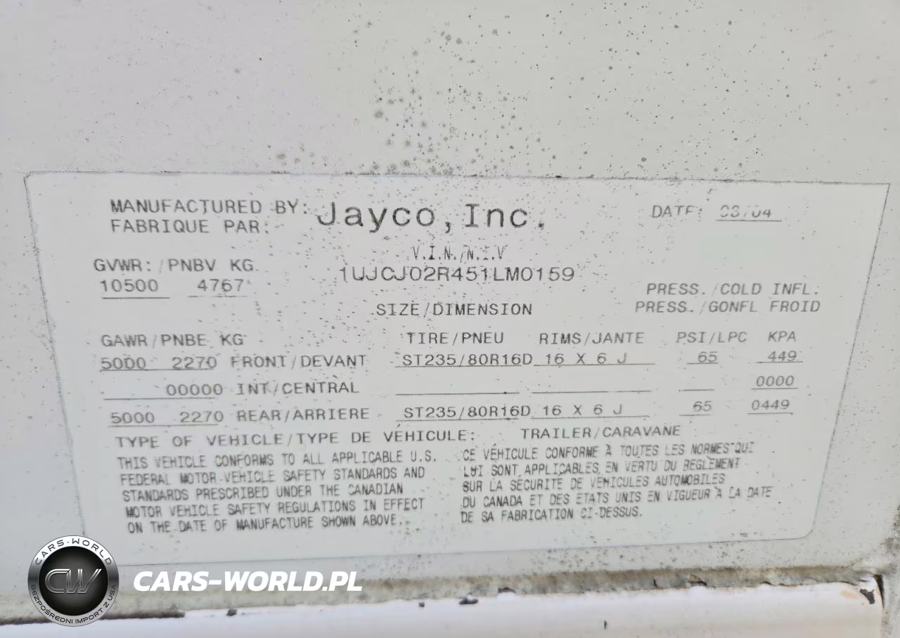 2005 Jayc O Travel T VIN:1UJCJ02R451LM0159 - 10