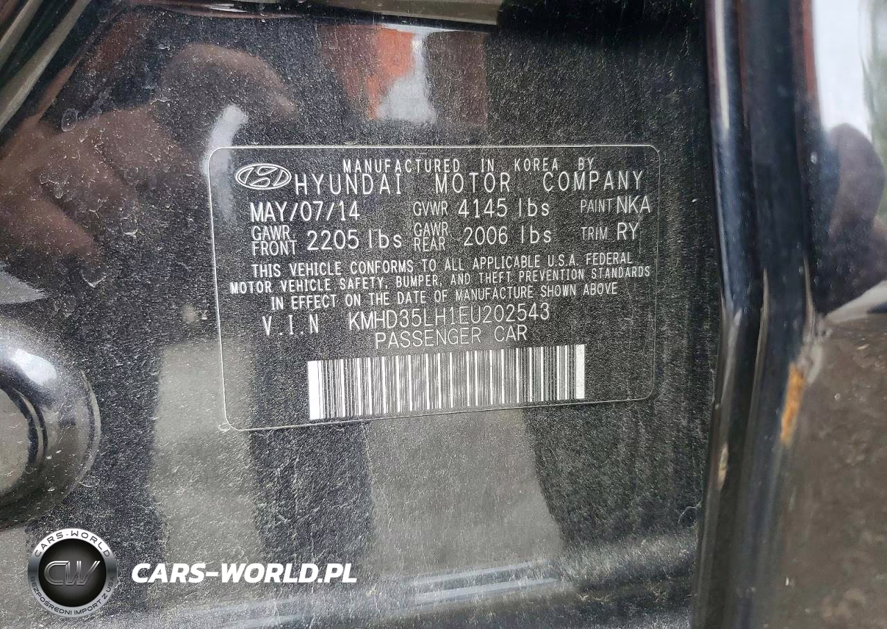 2014 Hyundai Elantra Gt Base VIN:KMHD35LH1EU202543 - 13