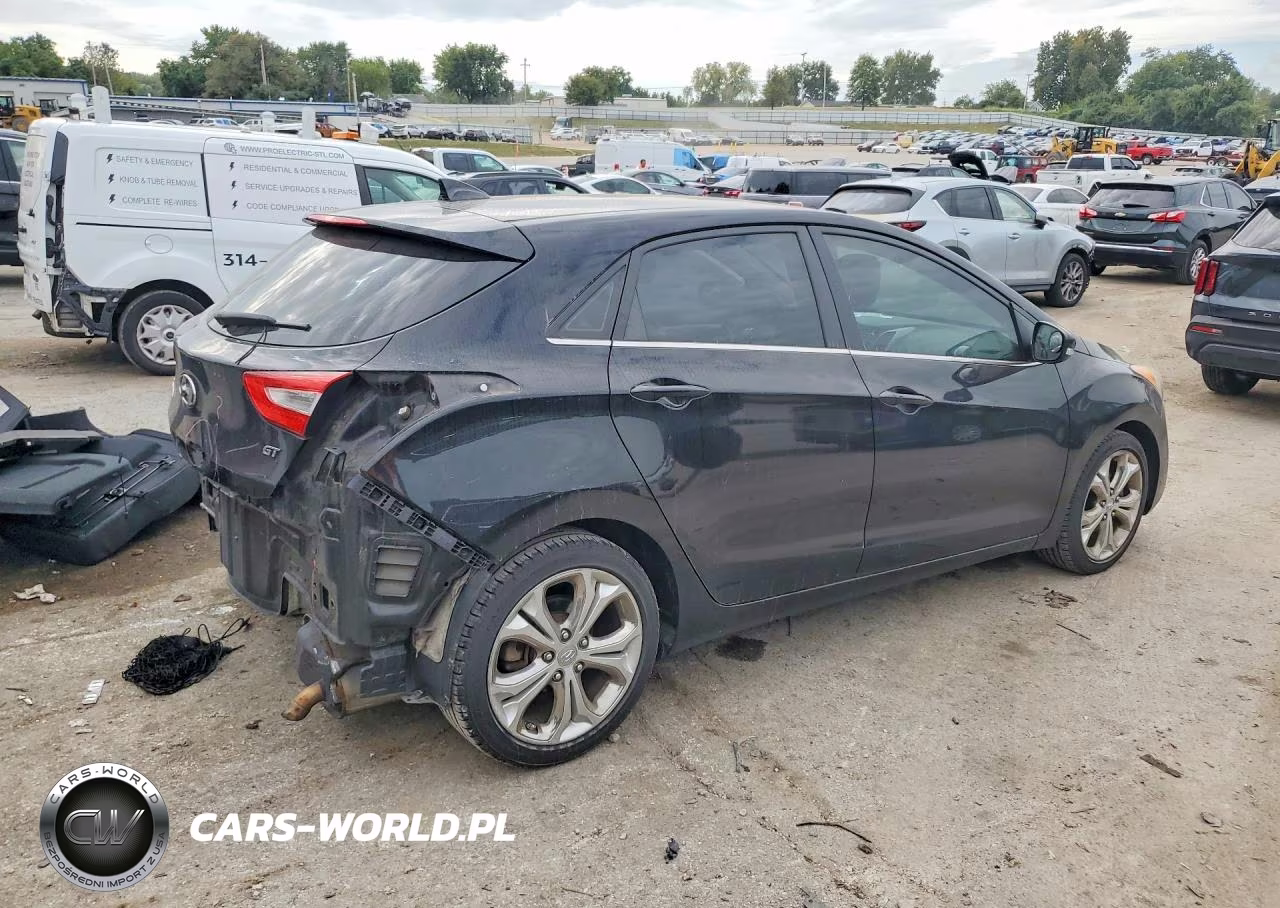 2014 Hyundai Elantra Gt Base VIN:KMHD35LH1EU202543 - 3