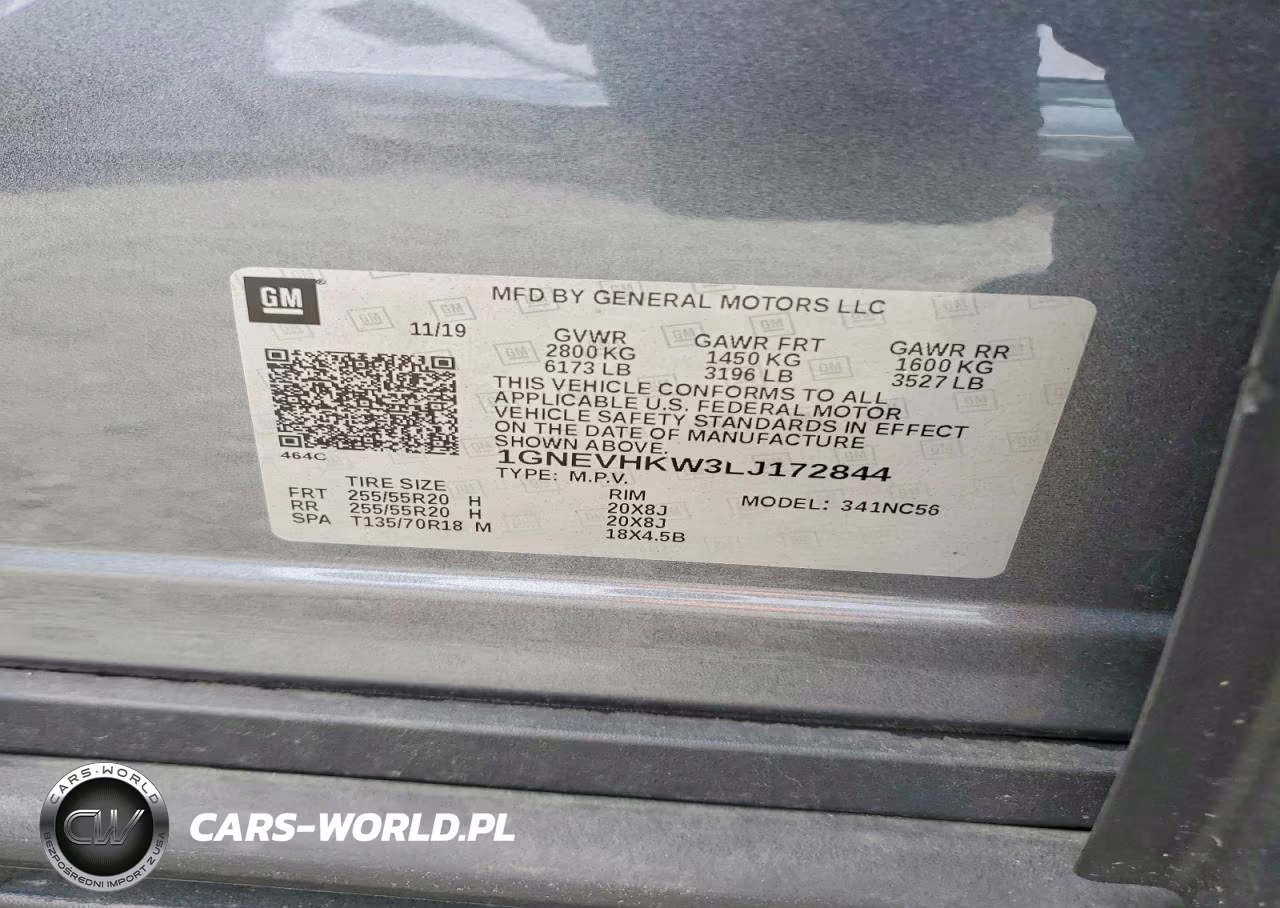2020 Chevrolet Traverse Lt VIN:1GNEVHKW3LJ172844 - 13