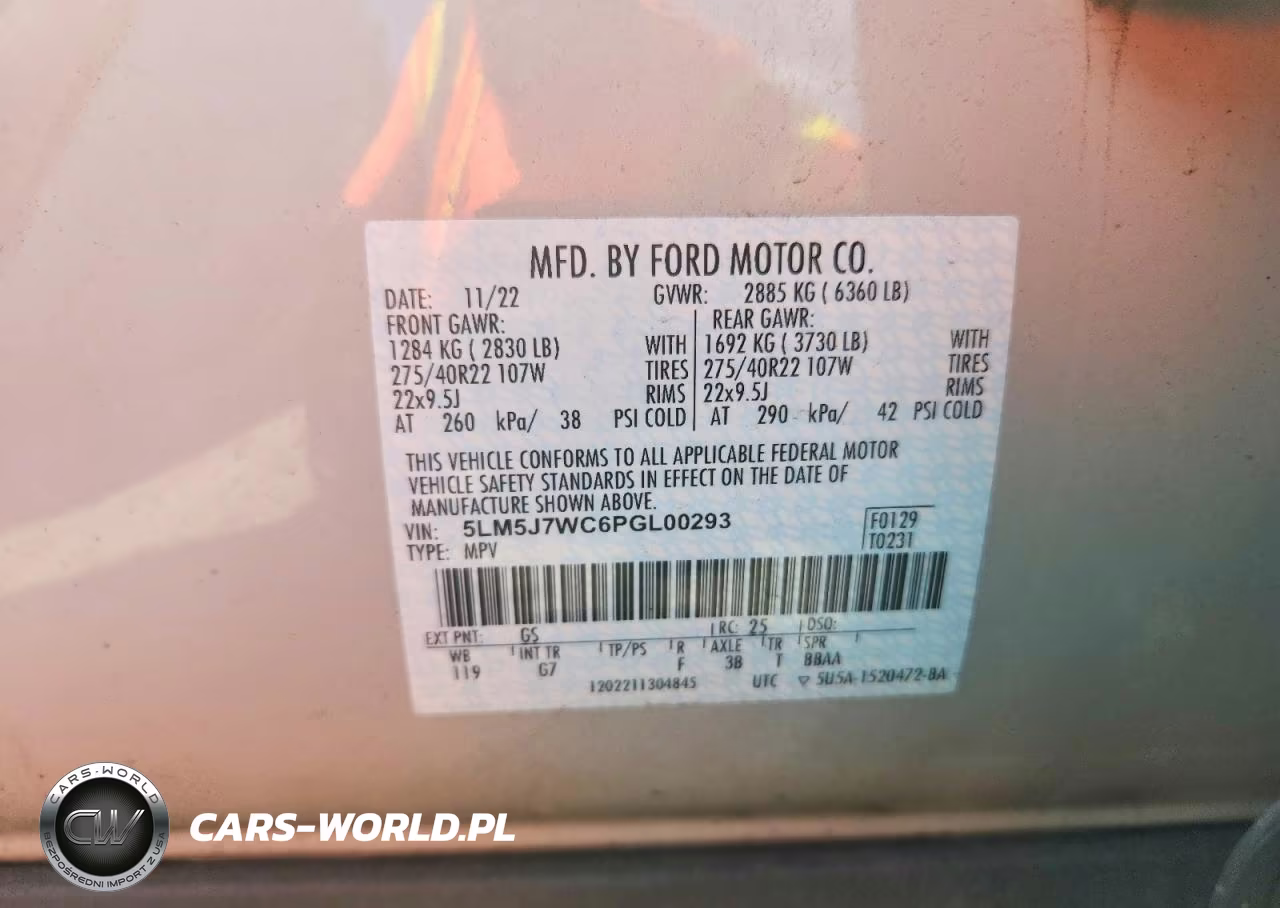 2023 Lincoln Aviator Reserve VIN:5LM5J7WC6PGL00293 - 13
