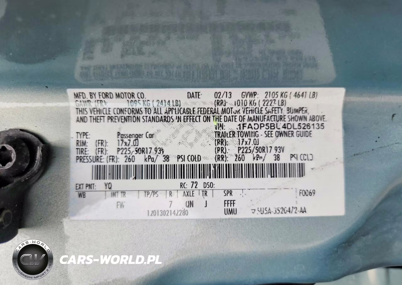 2013 Ford C-Max Sel VIN:1FADP5BU4DL526135 - 12