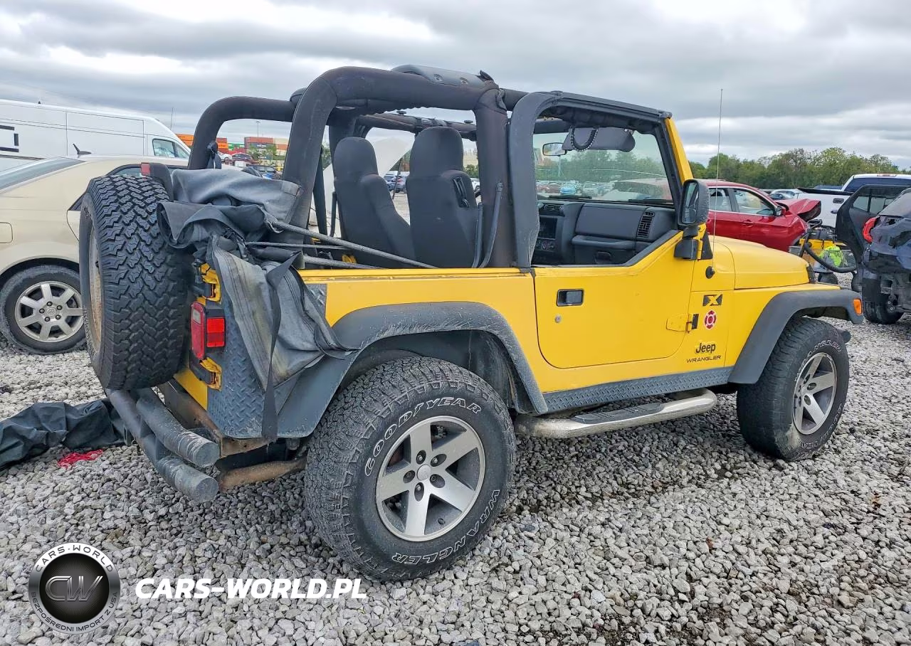 2004 Jeep Wrangler X VIN:1J4FA39S64P751544 - 3