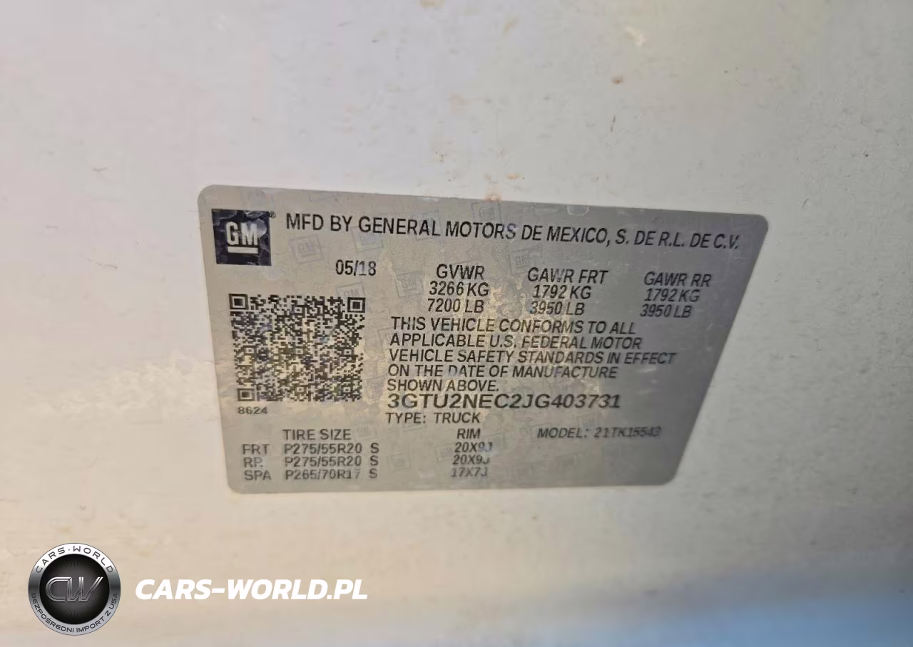 2018 GMC Sierra K1500 Slt VIN:3GTU2NEC2JG403731 - 12