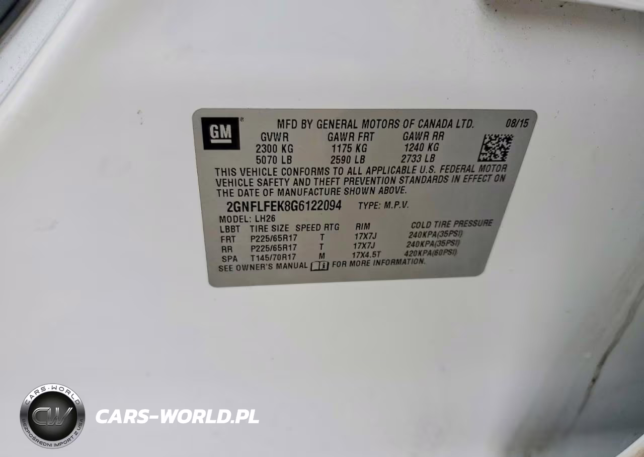 2016 Chevrolet Equinox Lt VIN:2GNFLFEK8G6122094 - 13