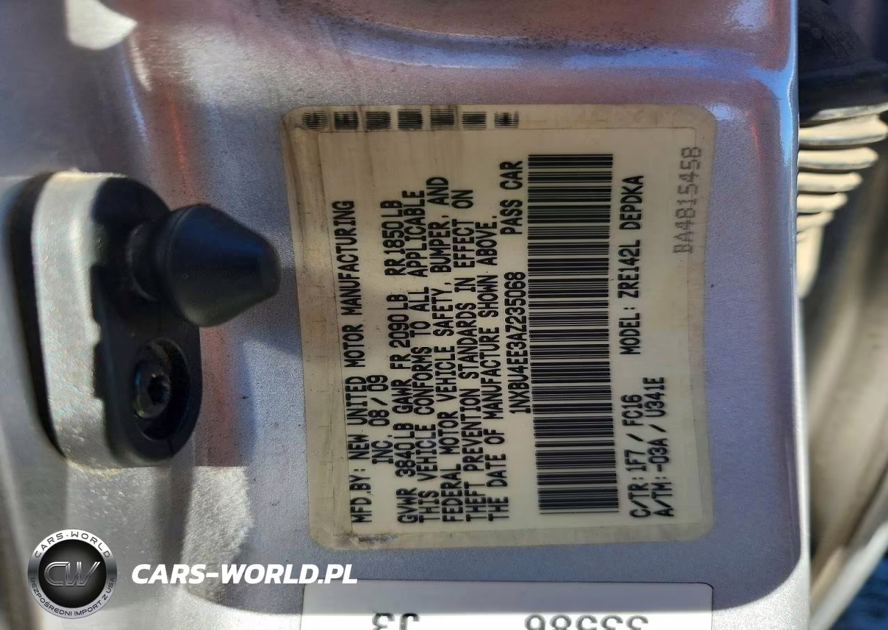 2010 Toyota Corolla Le VIN:1NXBU4EE3AZ235068 - 12