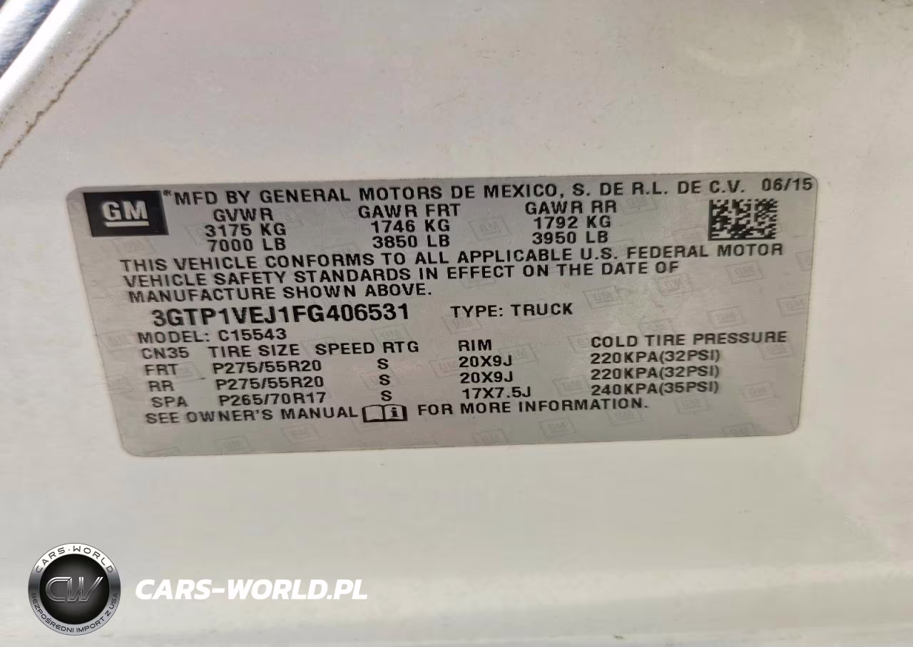 2015 GMC Sierra C1500 Slt VIN:3GTP1VEJ1FG406531 - 12