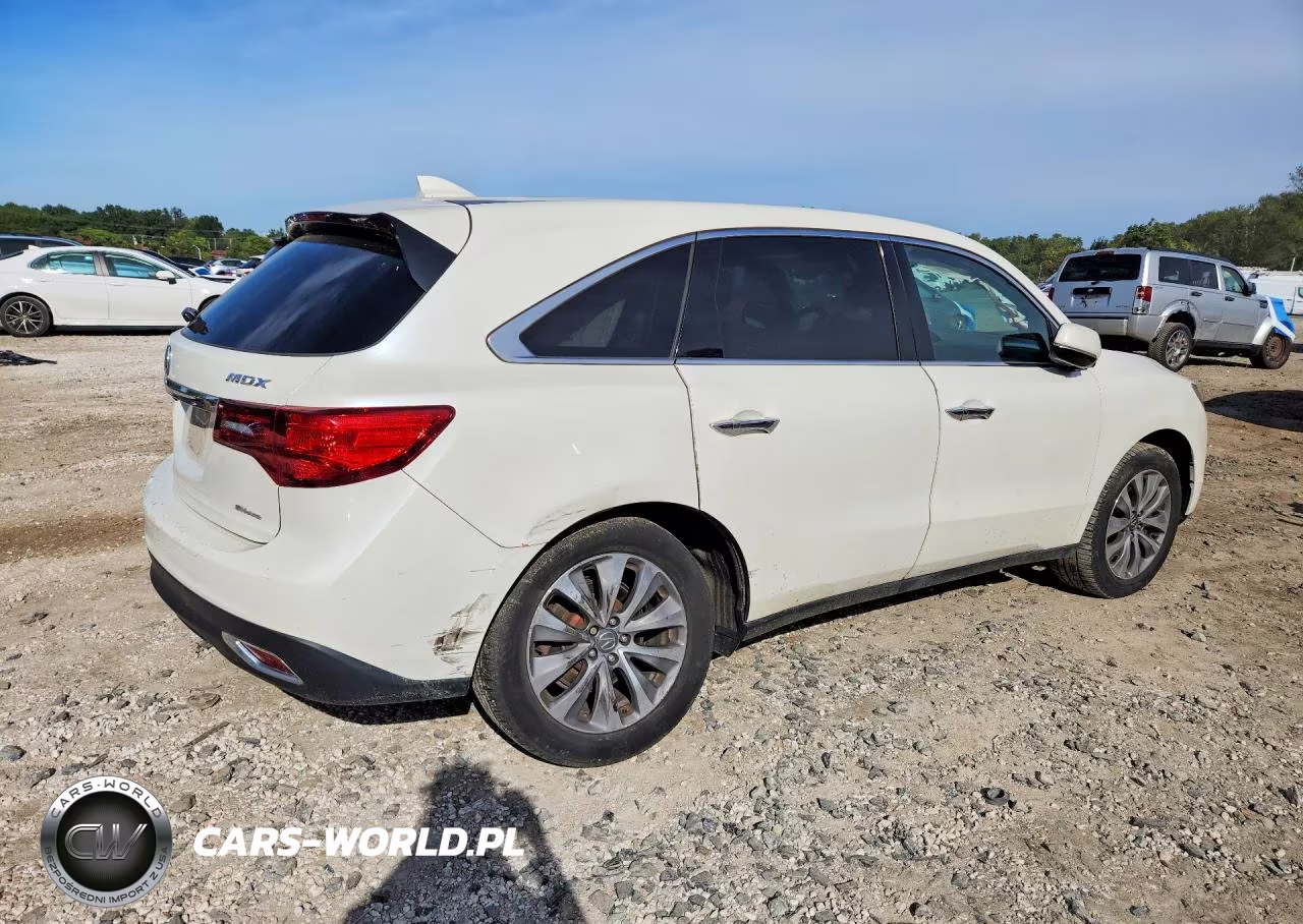 2015 Acura Mdx Technology VIN:5FRYD4H49FB022397 - 3