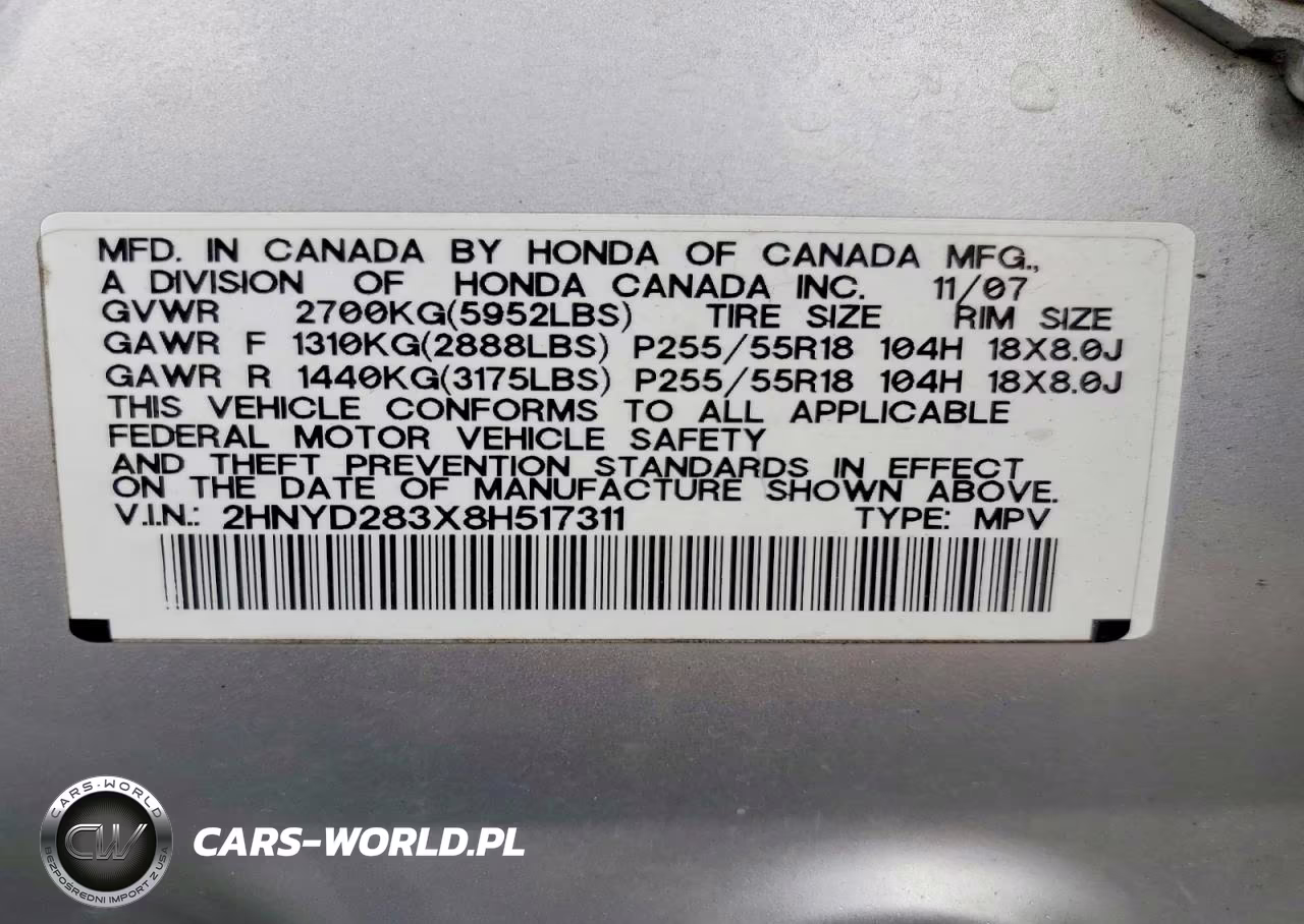 2008 Acura Mdx Technology VIN:2HNYD283X8H517311 - 13