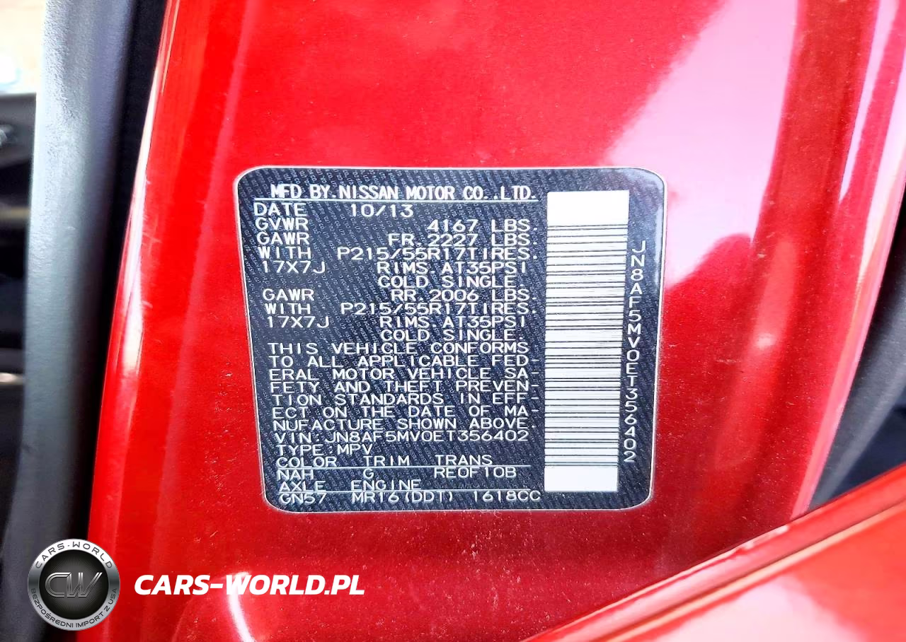 2014 Nissan Juke Sv VIN:JN8AF5MV0ET356402 - 12