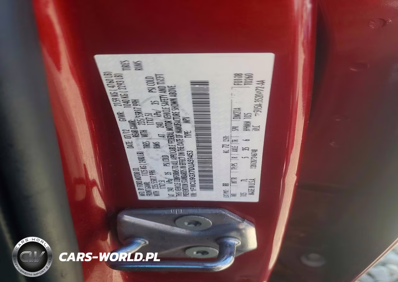 2013 Ford Escape Se VIN:1FMCU9GX7DUA59453 - 14
