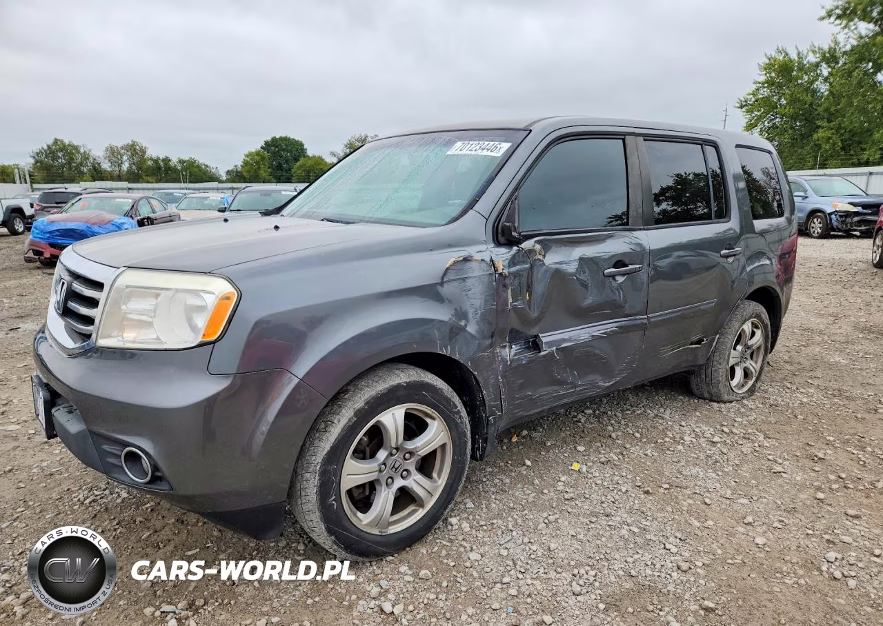 2012 Honda Pilot Exln VIN:5FNYF3H76CB040268 - 1