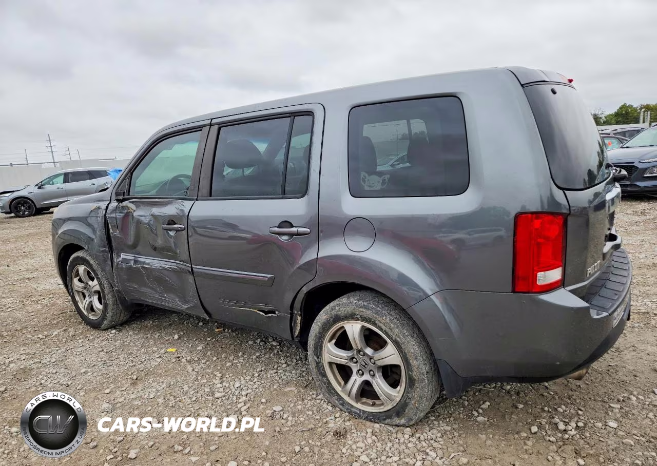 2012 Honda Pilot Exln VIN:5FNYF3H76CB040268 - 2