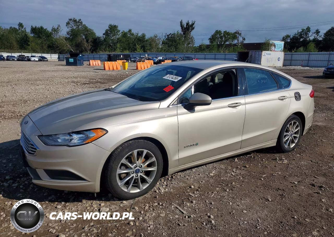 2017 Ford Fusion Se Hybrid VIN:3FA6P0LU2HR385177 - 1