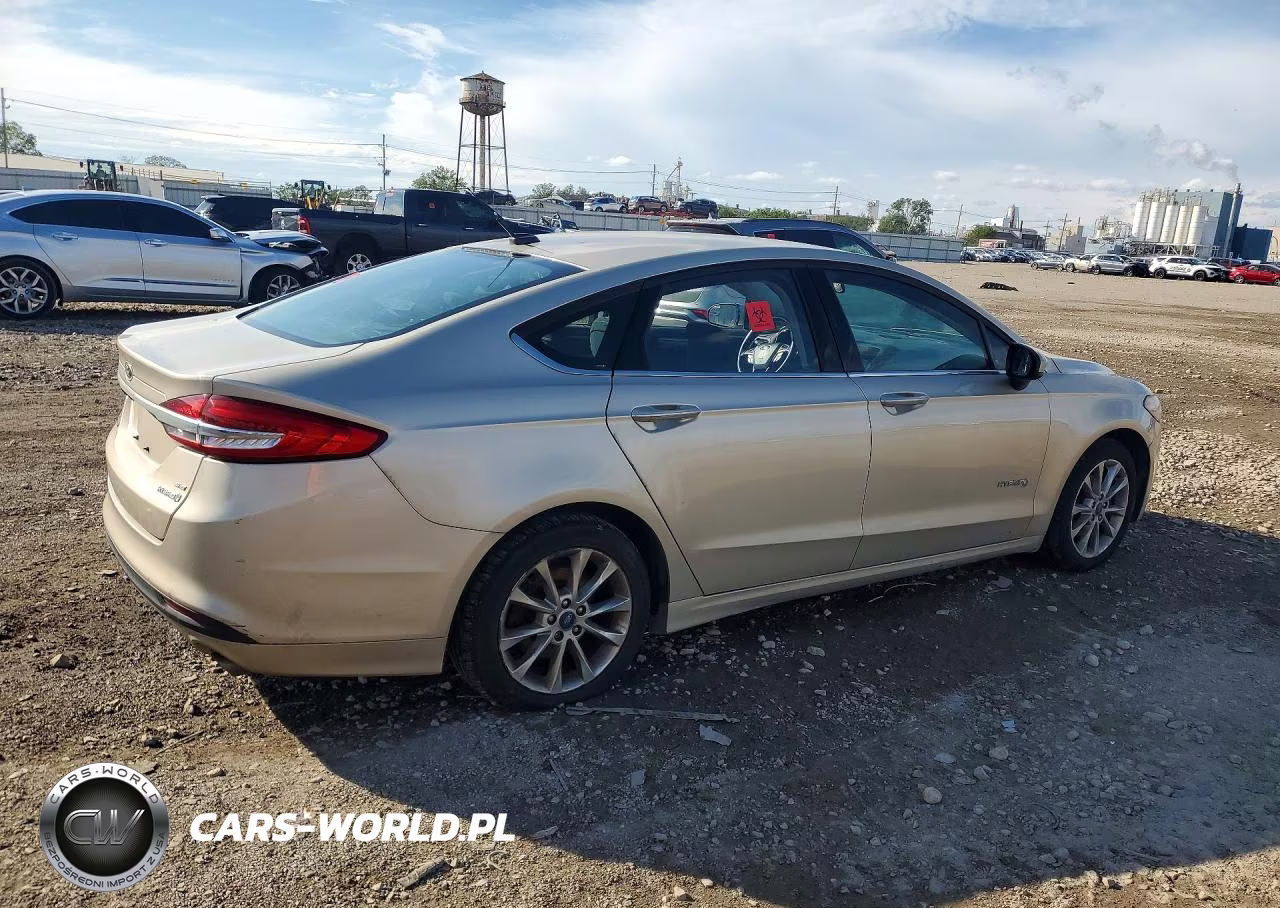 2017 Ford Fusion Se Hybrid VIN:3FA6P0LU2HR385177 - 3
