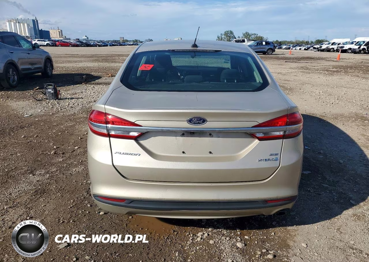 2017 Ford Fusion Se Hybrid VIN:3FA6P0LU2HR385177 - 6