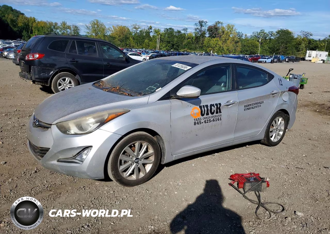 2014 Hyundai Elantra Se VIN:KMHDH4AE2EU099024 - 1
