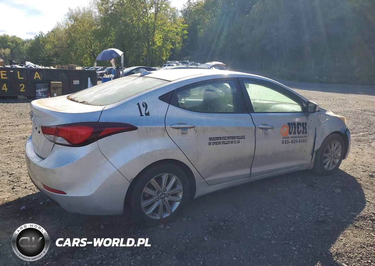 2014 Hyundai Elantra Se VIN:KMHDH4AE2EU099024 - 3