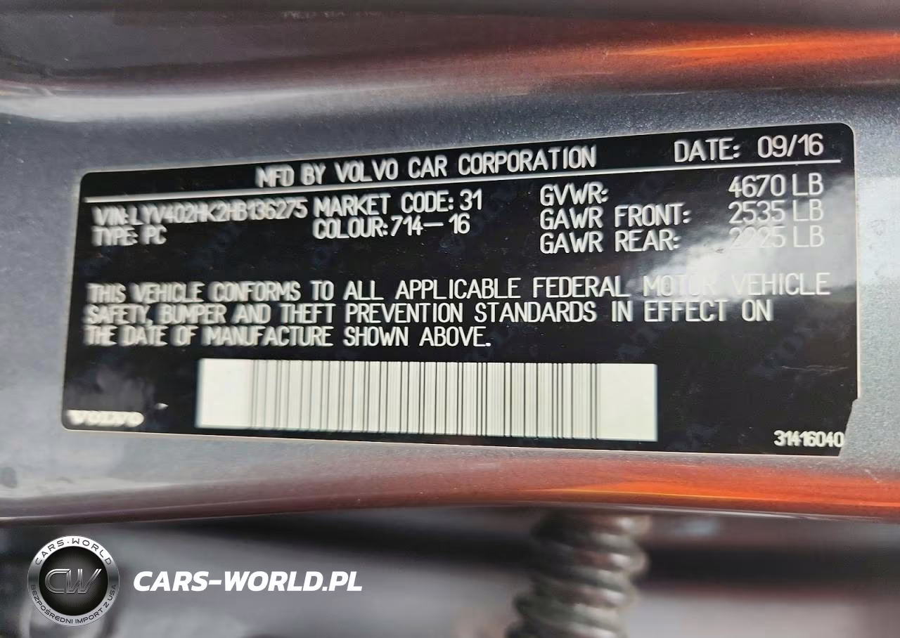 2017 Volvo S60 Premier VIN:LYV402HK2HB136275 - 12