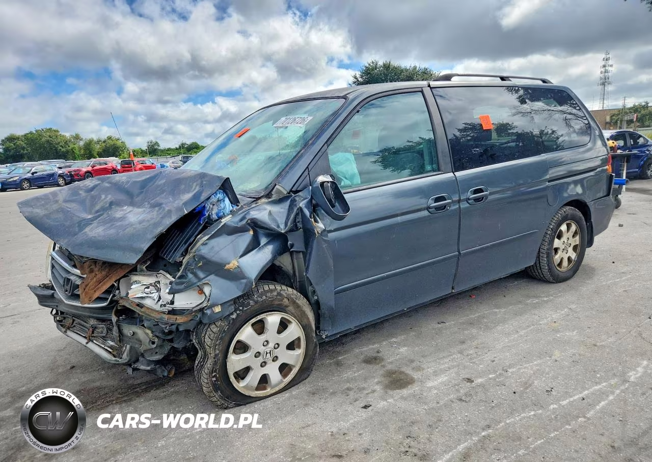 2004 Honda Odyssey Ex VIN:5FNRL18614B072569 - 1