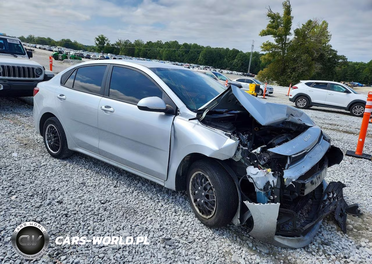 2022 Kia Rio Lx VIN:3KPA24AD3NE506251 - 4