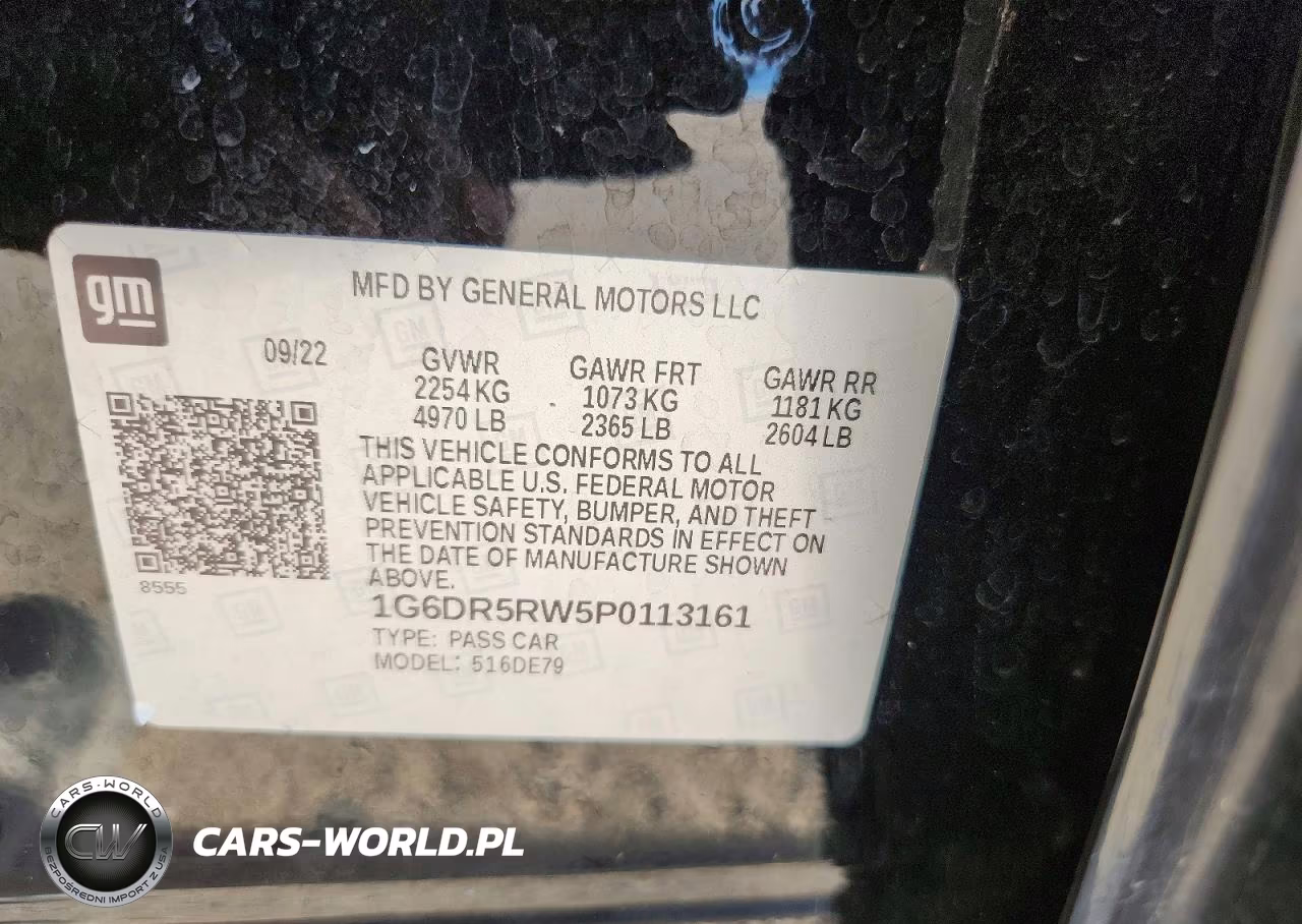 2023 Cadillac Ct5-V VIN:1G6DR5RW5P0113161 - 12
