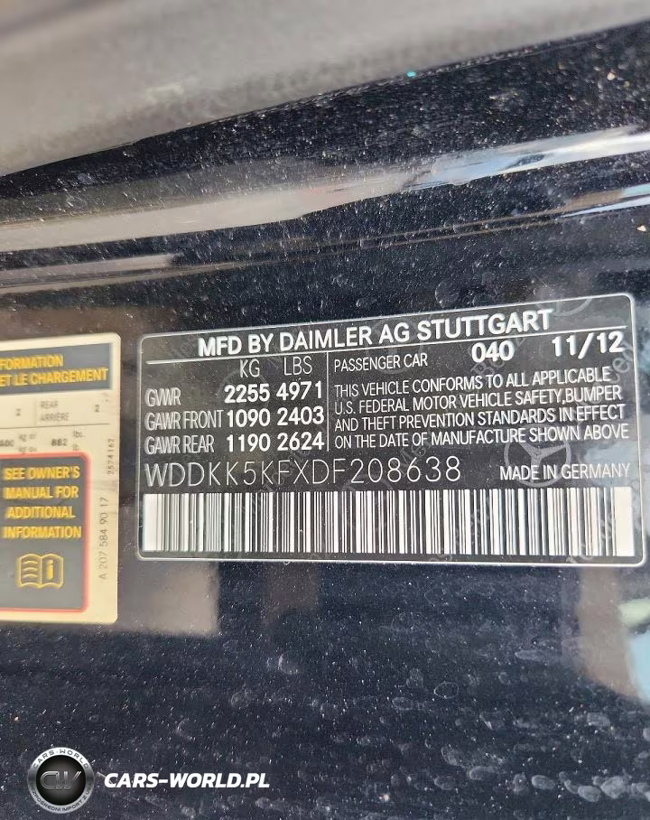 2013 Mercedes-Benz E 350 VIN:WDDKK5KFXDF208638 - 12