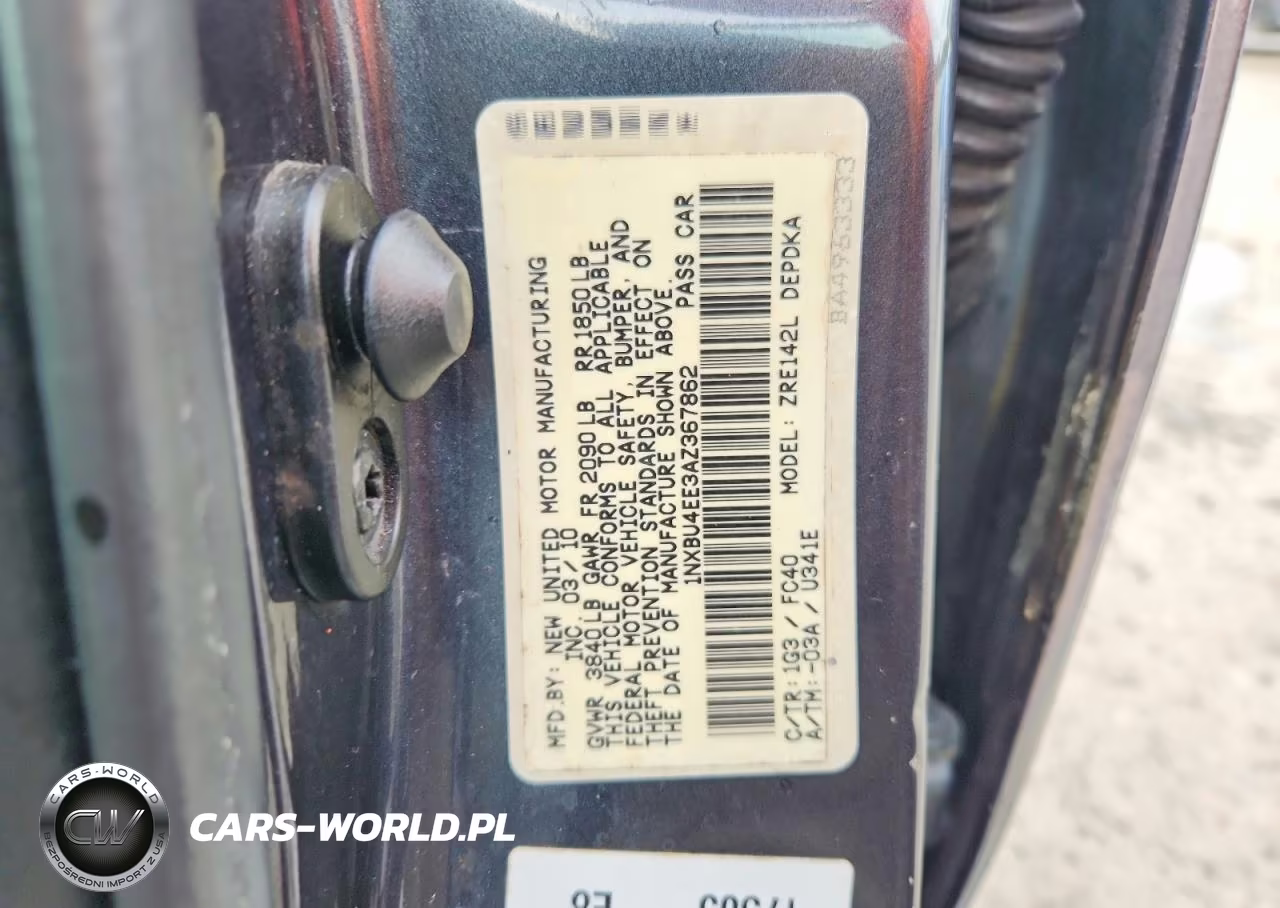 2010 Toyota Corolla Le VIN:1NXBU4EE3AZ367862 - 12