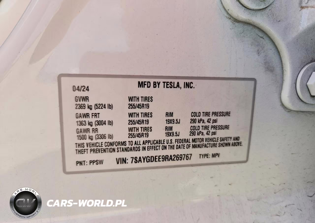 2024 Tesla Model Y VIN:7SAYGDEE9RA269767 - 13