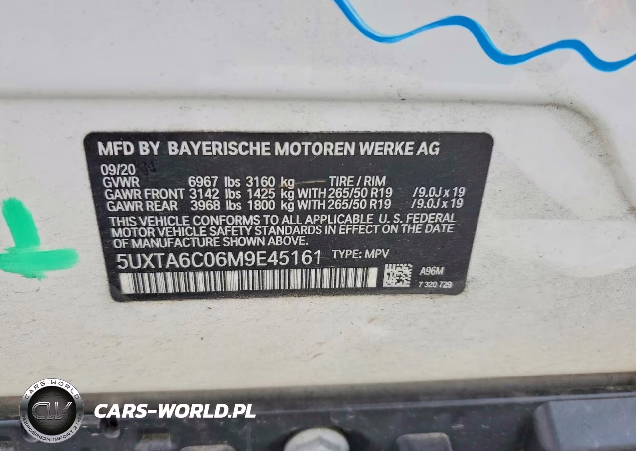 2021 BMW X5 xDrive45E VIN:5UXTA6C06M9E45161 - 13