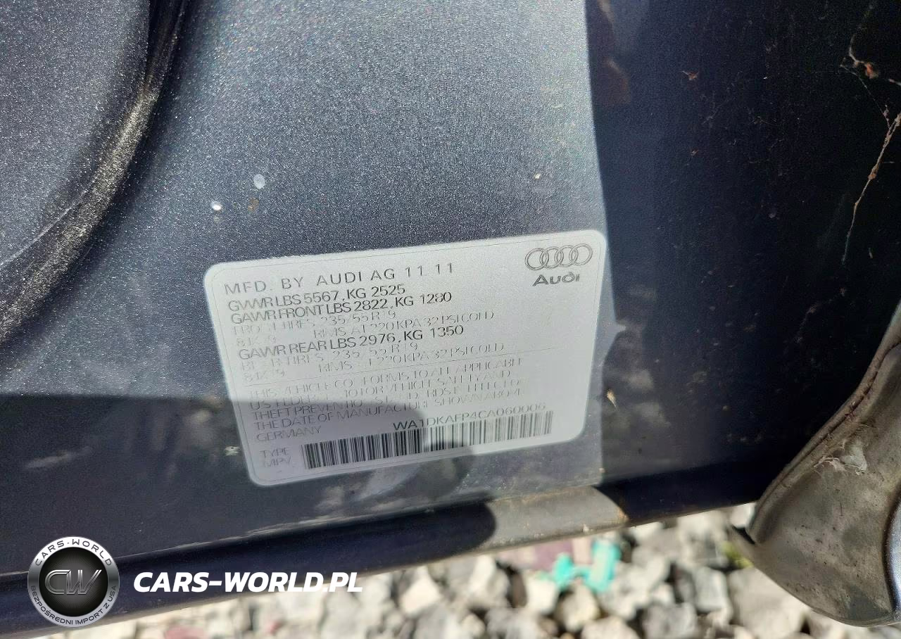 2012 Audi Q5 Premium Plus VIN:WA1DKAFP4CA060006 - 13