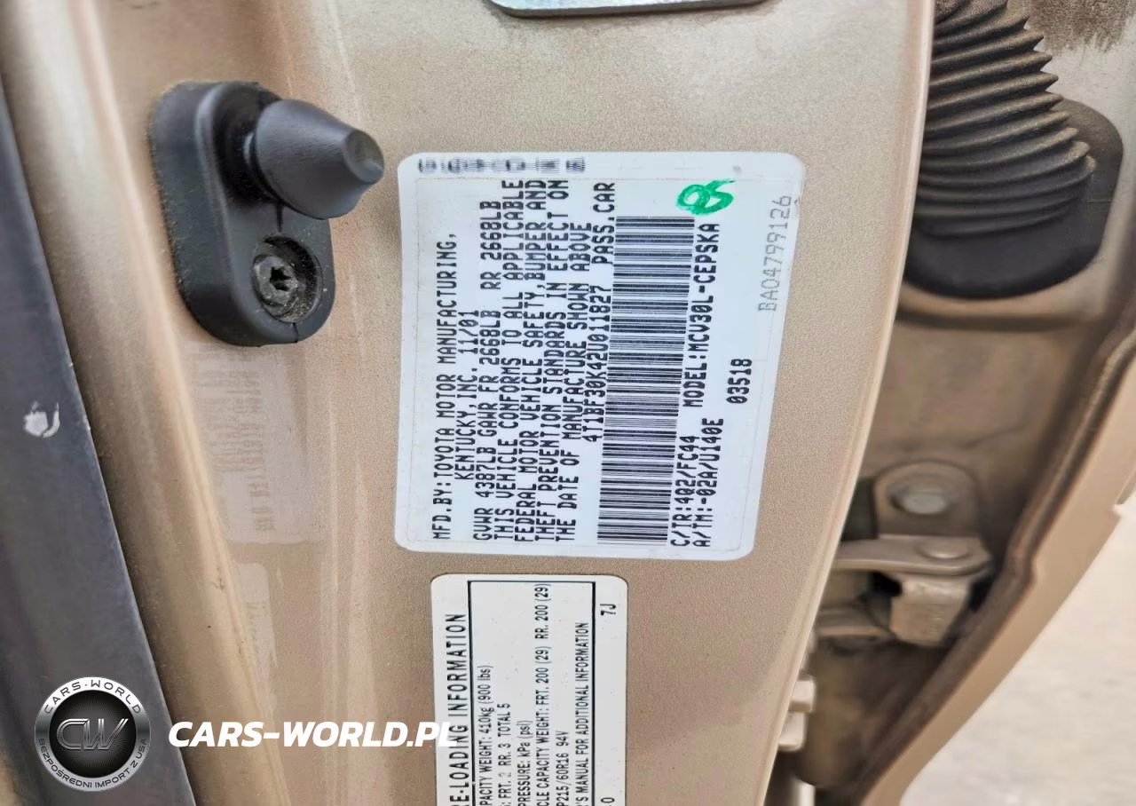 2002 Toyota Camry Se V6 VIN:4T1BF30K42U011827 - 12