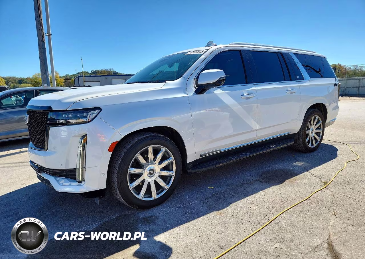 2021 Cadillac Escalade Esv Premium Luxury Platinum VIN:1GYS3MKL9MR277630 - 1