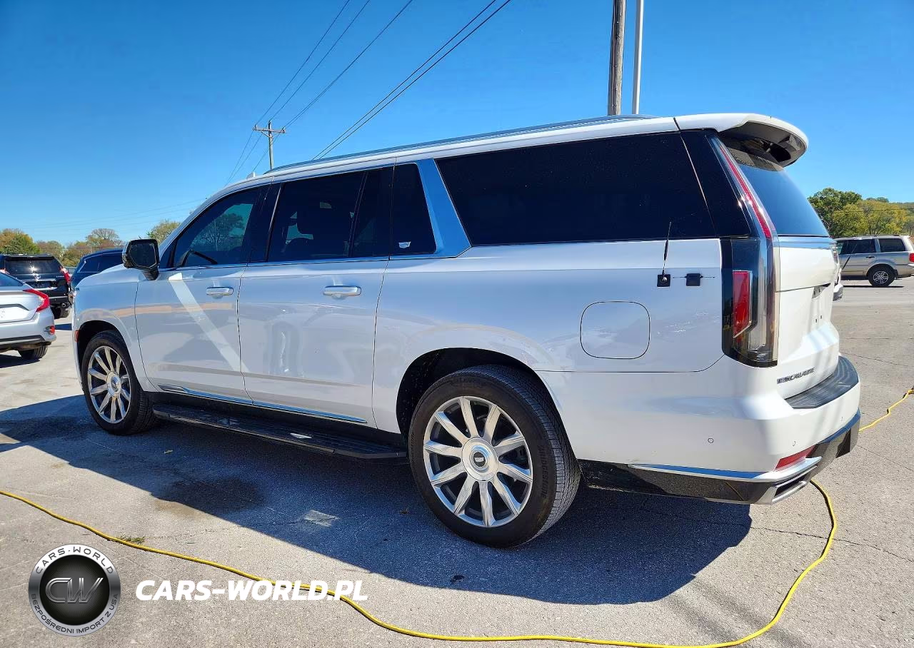 2021 Cadillac Escalade Esv Premium Luxury Platinum VIN:1GYS3MKL9MR277630 - 2