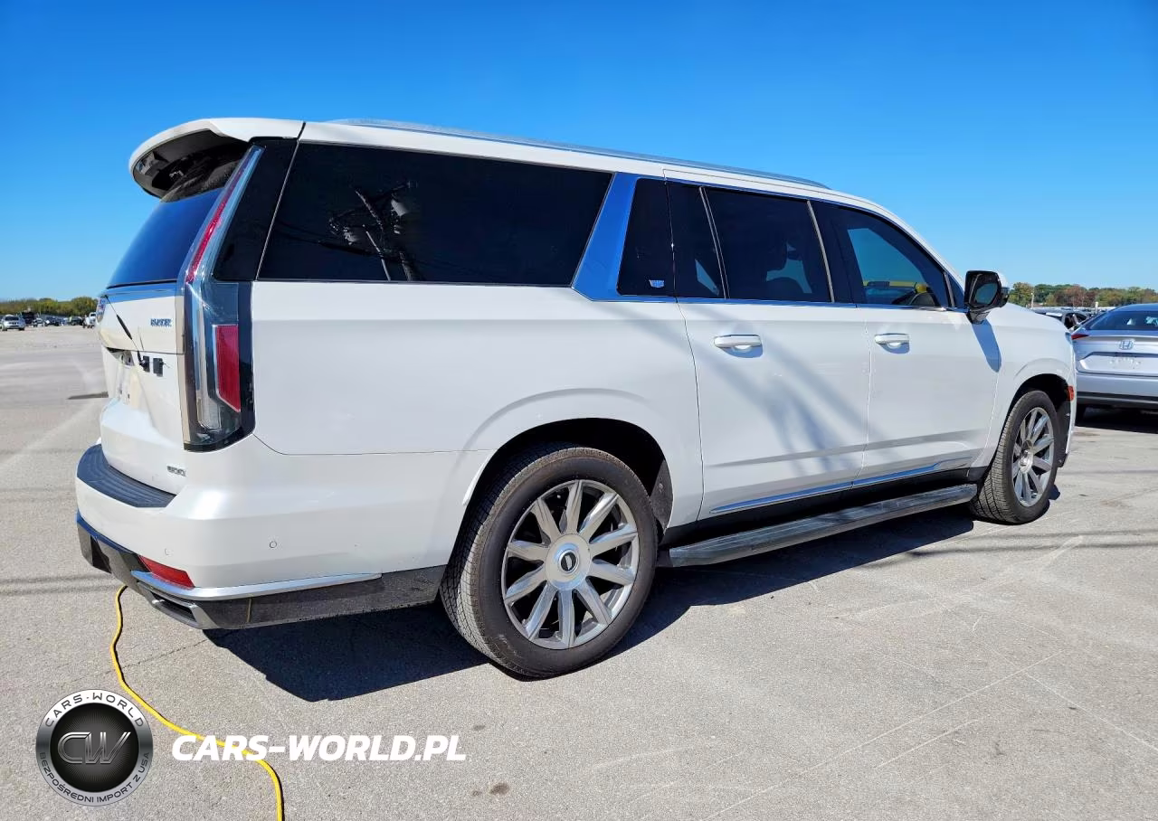 2021 Cadillac Escalade Esv Premium Luxury Platinum VIN:1GYS3MKL9MR277630 - 3