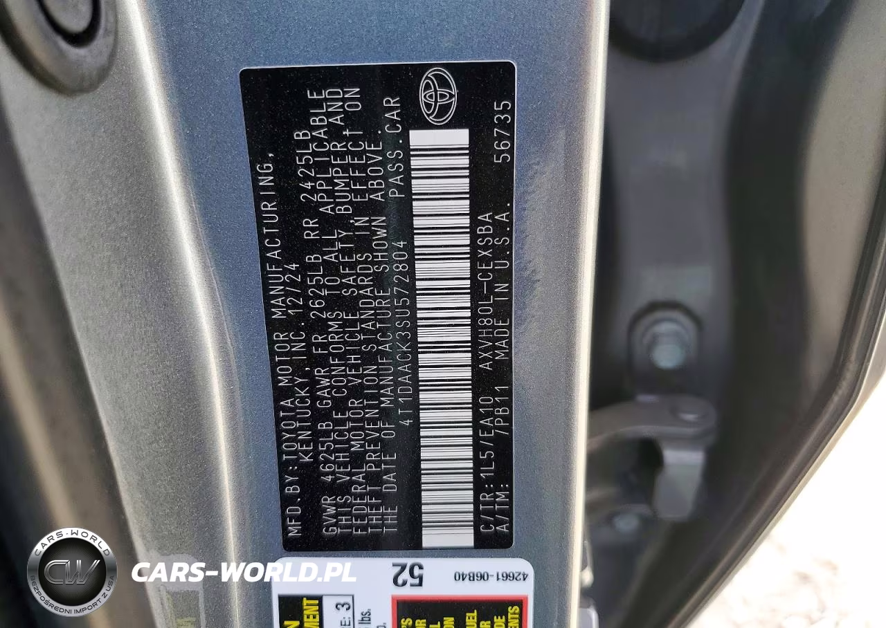 2025 Toyota Camry Se VIN:4T1DAACK3SU572804 - 13