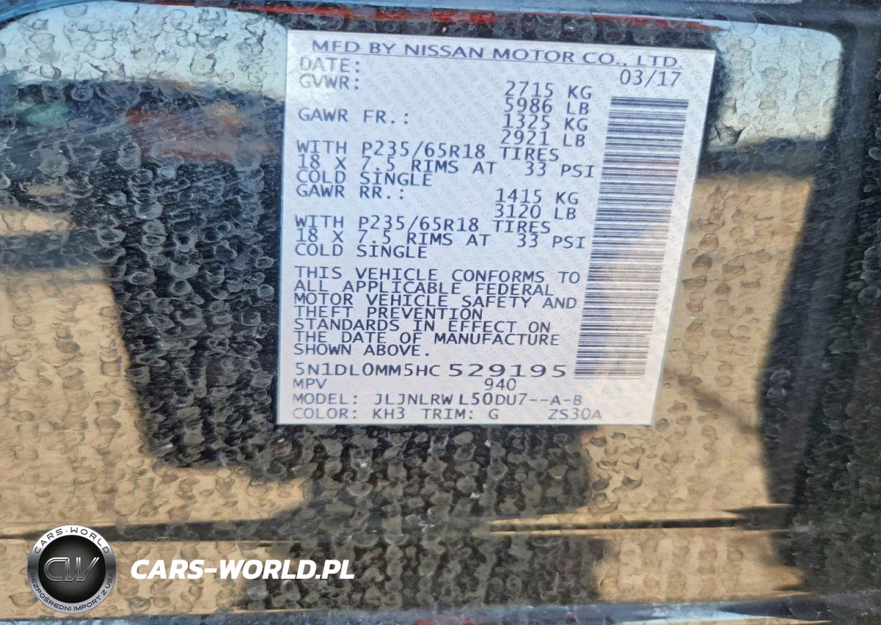 2017 Infiniti Qx60 Base VIN:5N1DL0MM5HC529195 - 13